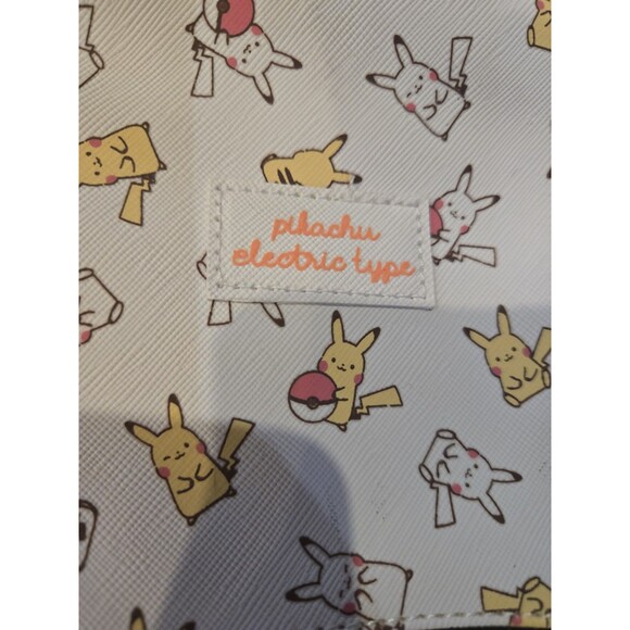 Pokemon Kids’ Pikachu Electric Type 11” Mini Backpack by Bioworld White NWT - Picture 3 of 5